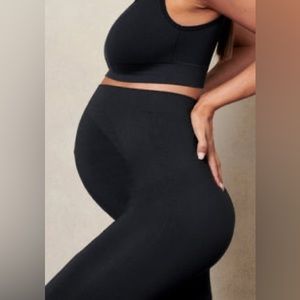 Blanqi Maternity Belly Support Maternity Pregnancy Leggings  Size M